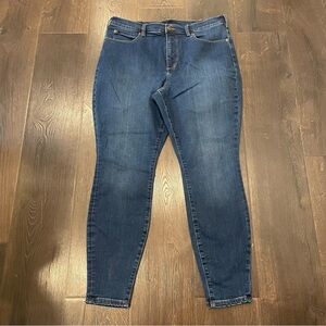 Duluth Trading Co Sz 16 R Blue Women's Asset Management High Rise Skinny Jeans